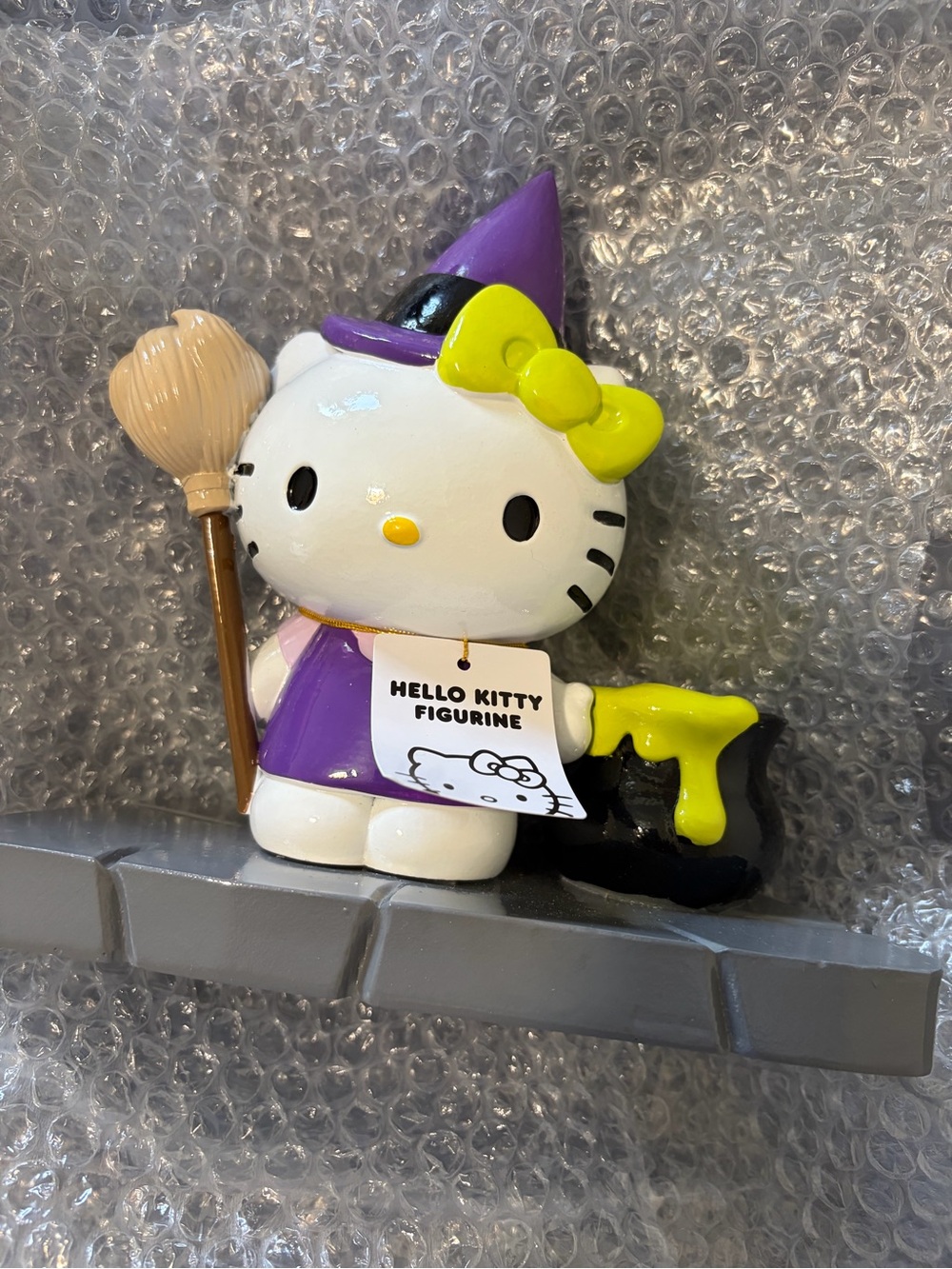 Sanrio Hello Kitty Purple Witch Figurine (resin, not ceramic)